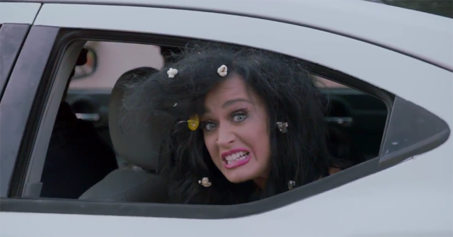 Katy Perry gets naked to vote for Funny or Die
