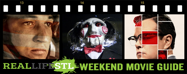 Jigsaw, Thank You For Your Service and Suburbicon open in movie theaters this weekend. It's the Weekend Movie Guide from RealLifeSTL.