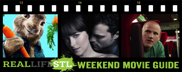Peter Rabbit, Fifty Shades Freed and The 15:17 To Paris all open in movie theaters this weekend. It's the Weekend Movie Guide from RealLifeSTL. 
