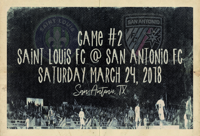 Saint Louis FC takes on San Antonio FC on Saturday March 24, 2018 in a United Soccer League match. 