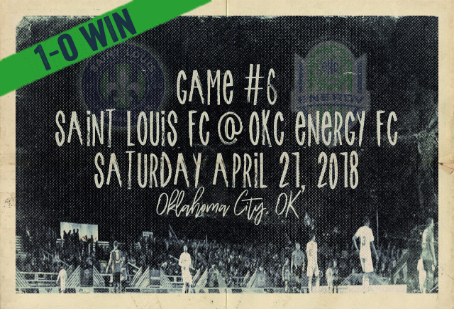 Saint Louis FC beat Oklahoma City Energy FC 1-0 Saturday night at Taft Stadium in Oklahoma City.