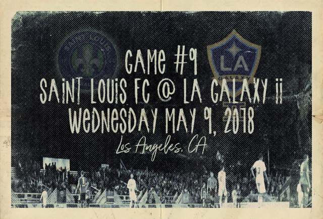 Saint Louis FC travels to Los Angeles Wednesday to face LA Galaxy II at StubHub Center.