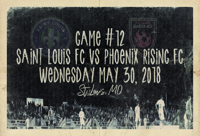 Saint Louis FC takes on Phoenix Rising FC Wednesday night at World Wide Technology Soccer Park in Fenton. Kickoff at Toyota Stadium is set for 7:30 pm. 